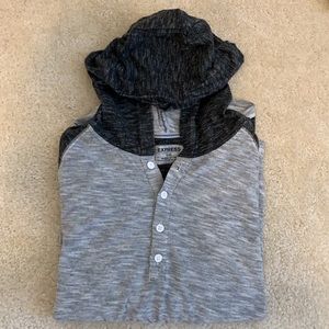 Men’s Express Raglan Sleeve Tee Shirt with Hood